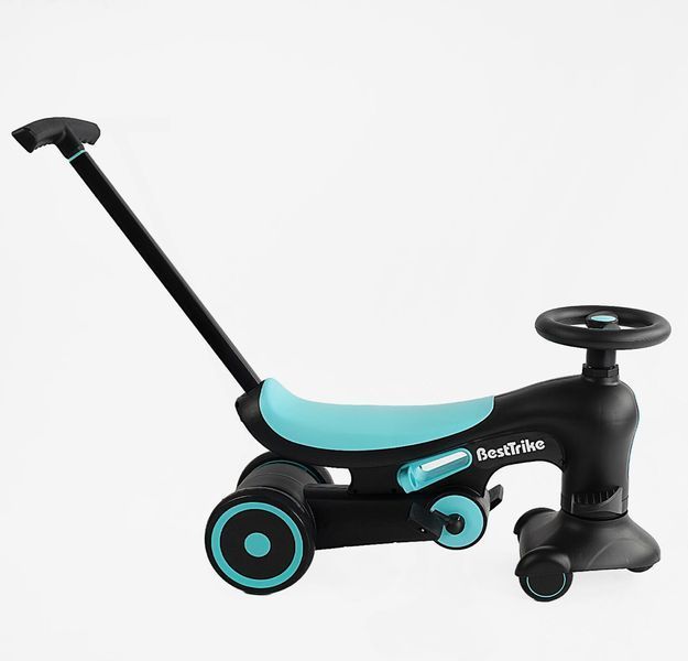 Велосипед-толокар BST-8130 Best Trike (1) матеріал рами нейлон, колеса PU, батьківська ручка, в коробці 163783 фото