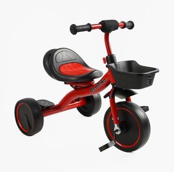 Велосипед 3-х колісний BS-44105 "Best Trike" (1) колеса EVA переднє 10&rsquo;&rsquo;, заднє 8&rsquo;&rsquo;, сталева рама, УКР.ОЗВУЧУВАННЯ, світло, кошик, в коробці 168746 фото