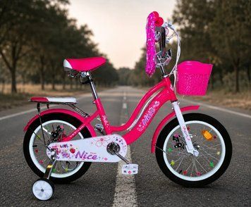Велосипед 2-х колісний 16" CORSO "Nice" сталева рама, зібран на 85% NC-16737 фото