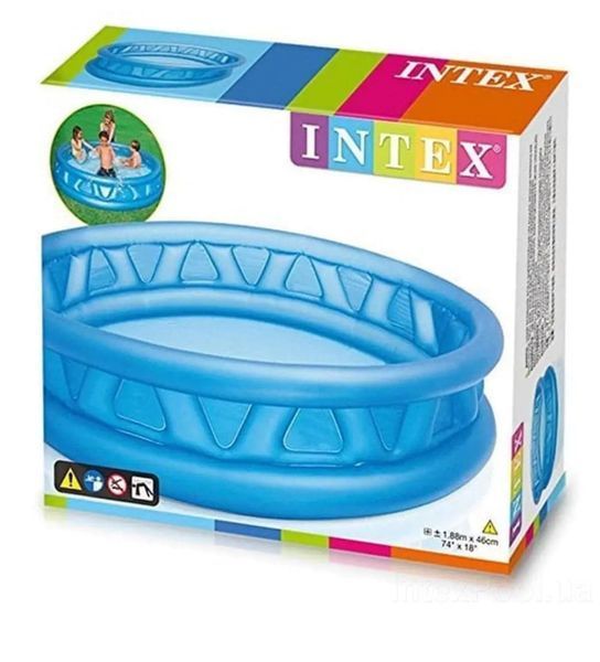 Дитячий надувний басейн Intex 58431 &laquo;Літаюча тарілка&raquo;, 188 х 46 см 58431 фото