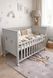 Ліжечко ECO Baby Premium з рухомою боковиною, сіре Premium Gray фото 1