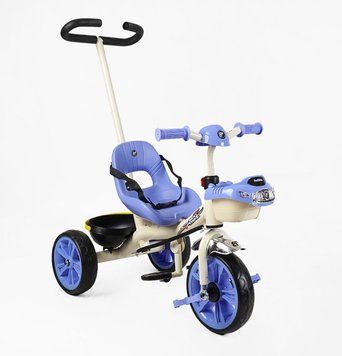 Велосипед 3-х колісний BS-70362 "Best Trike" (1) колеса EVA переднє 10&rsquo;&rsquo;, заднє 8&rsquo;&rsquo;, сталева рама, УКР. ОЗВУЧУВАННЯ, батьківська ручка, в коробці 169771 фото
